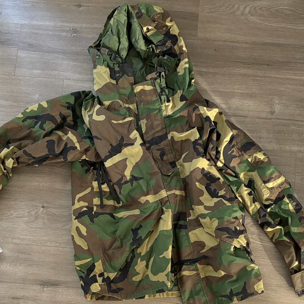 Camouflage Hooded Jacket